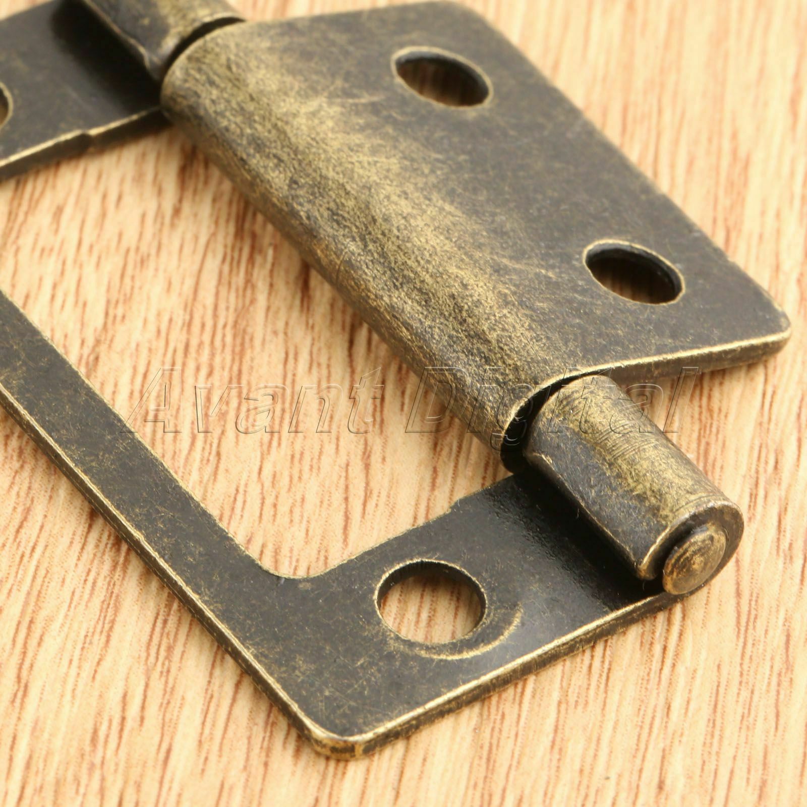 Retro Furniture Cabinet Hinge Wardrobe Cupboard Jewelry Box Door Hinges Hardware