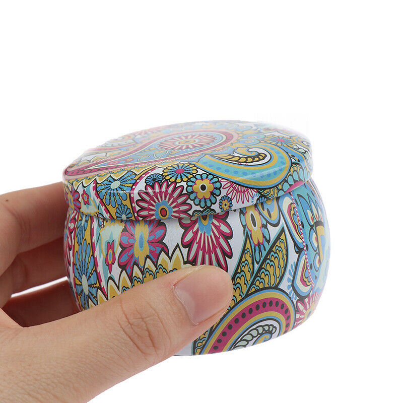 1X Candle Tin Jars DIY Candle Making Holder Storage Case Empty box Tin Ca.l8