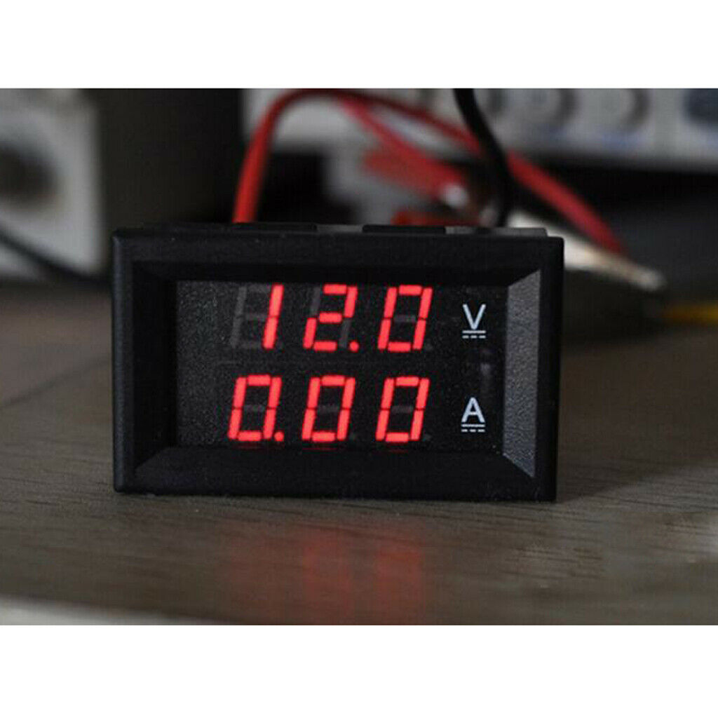 Digital Current Tester Multimeter DC 100V Volt 2A Ampere Battery Monitor Gauge