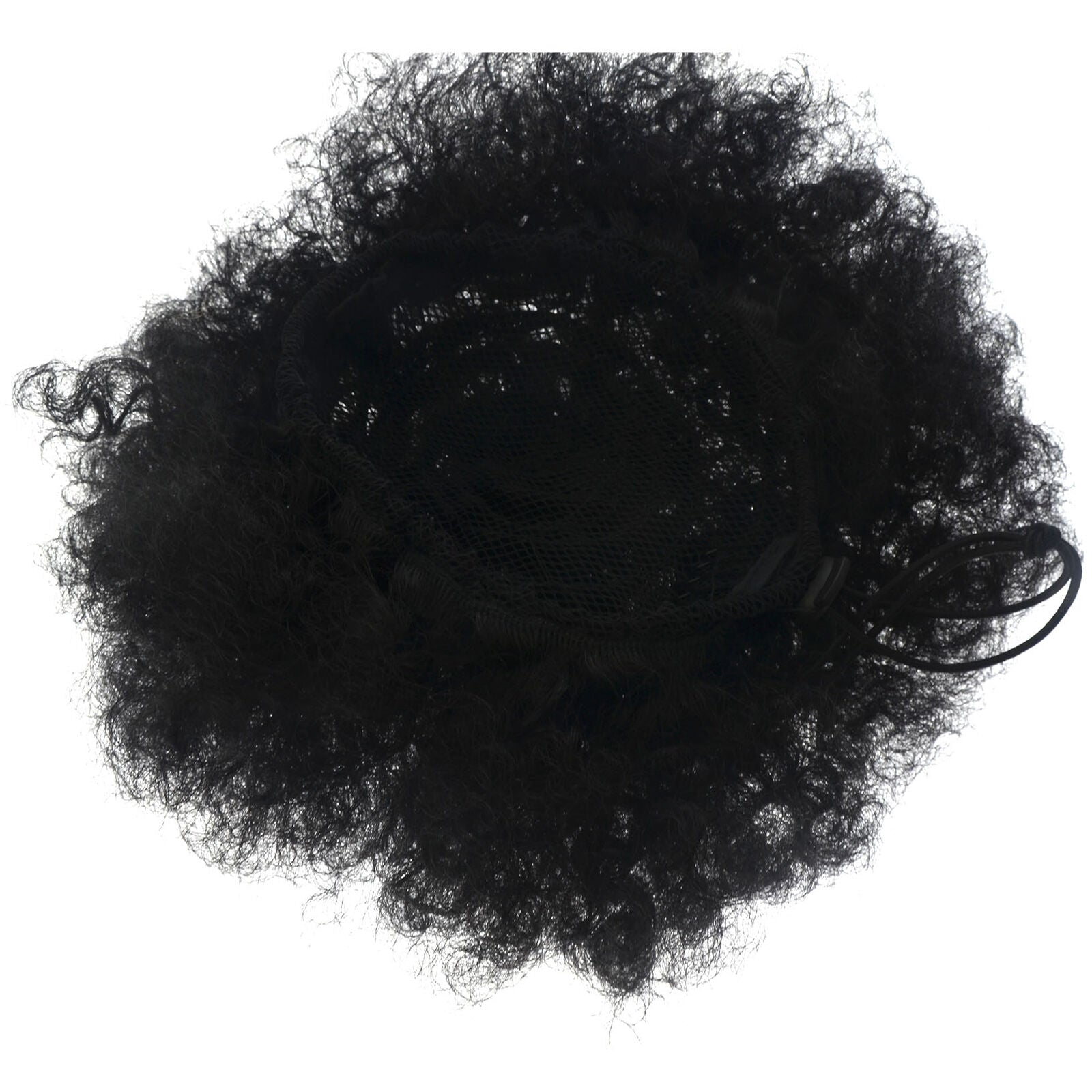 Puff Afro Hair Bun Wrap On Ponytail Extensions Drawstring Clip In Curly Chignon