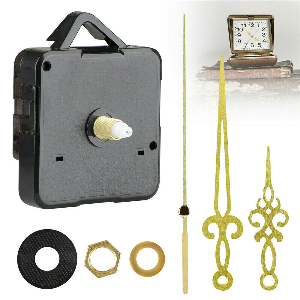 Replacement Quartz clock mechanism, choice of movement and hands, DIY repair kit