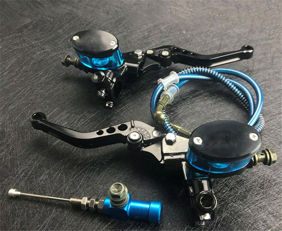Motorcycle Hydraulic Clutch Lever Master Cylinder Knitting Oil Hose & Brake Pump