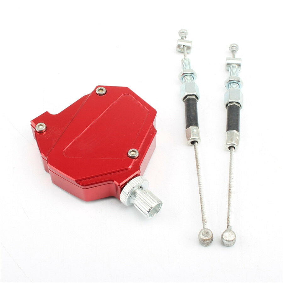 Red CNC Stunt Motorcycle Clutch Assist Booster Easy Pull Cable System Dirt Bike