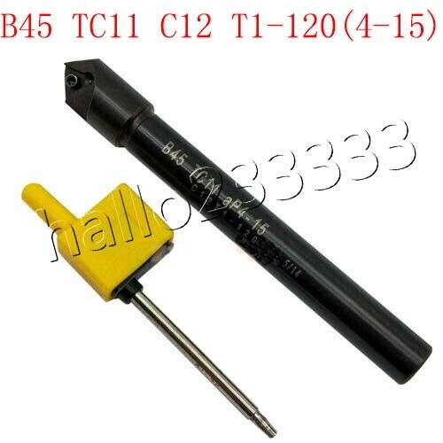B45 TC11 4mm-15mm 45° Chamfering shank lathe turning holder tools for TCMT1102