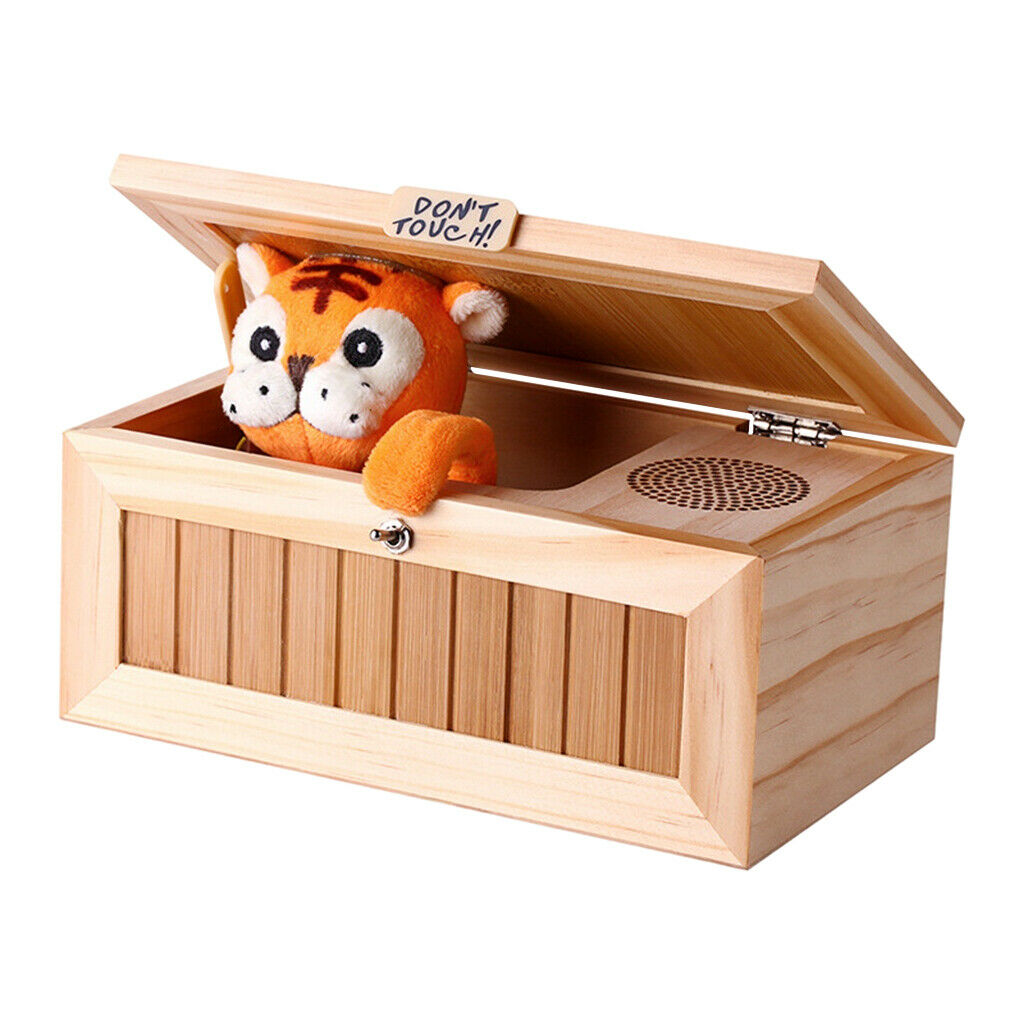 Electric Useless Box Funny Decompression Toys Desk Decor Battery Powered