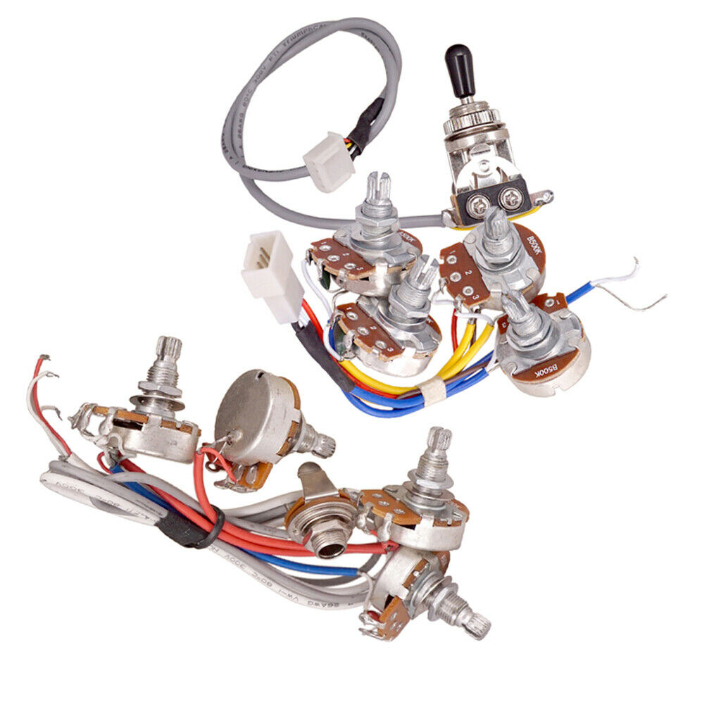 4xGuitar Tone Volume Control Circuit Wiring Pots For LP EPI Guitar Accs A+B