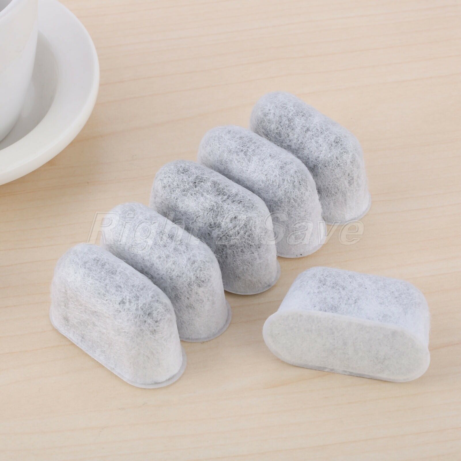 6pc Charcoal Water Filters for DCC-2200 DGB-550 DGB-475 Cuisinart Coffee Machine