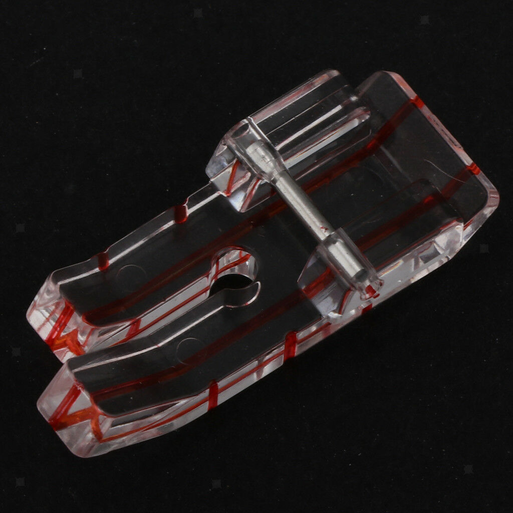 Durable Clear View 1/4 Inch Guide Foot Straight Stitch Presser Foot 35x15mm