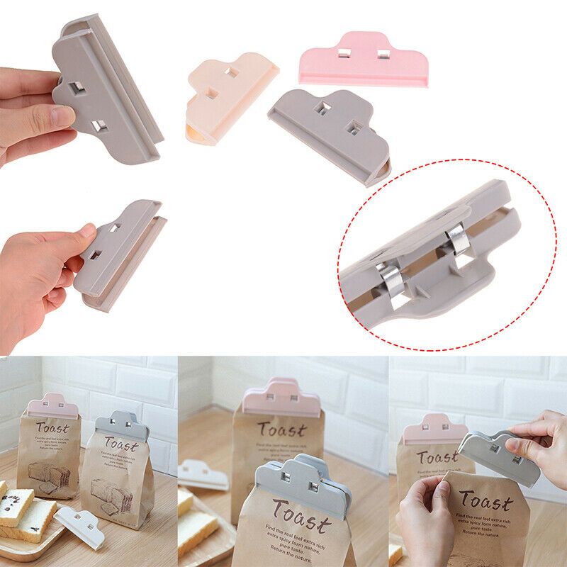 Useful Clothespin Office Paper Files Clips Food Storage Bag Plastic Sealer ClaDD