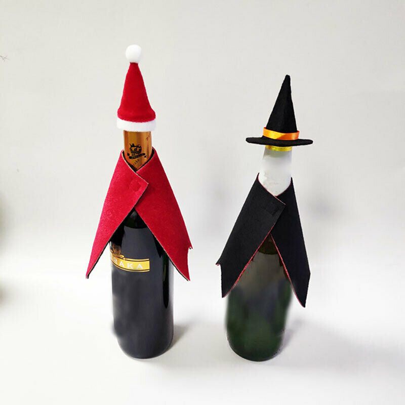 Wine Bottles Covers Cloak Party Decor Halloween For Home New Year Dec.l8