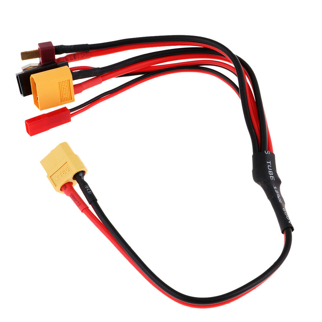 4mm Banana Connector 2S XT60 Charge Cable Lead LiPo Battery