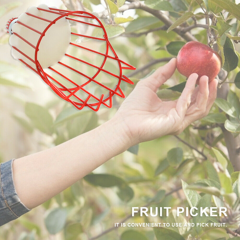 Metal Fruits Picking Tool Greenhouse Apples Peaches Orange Catcher Picker  @