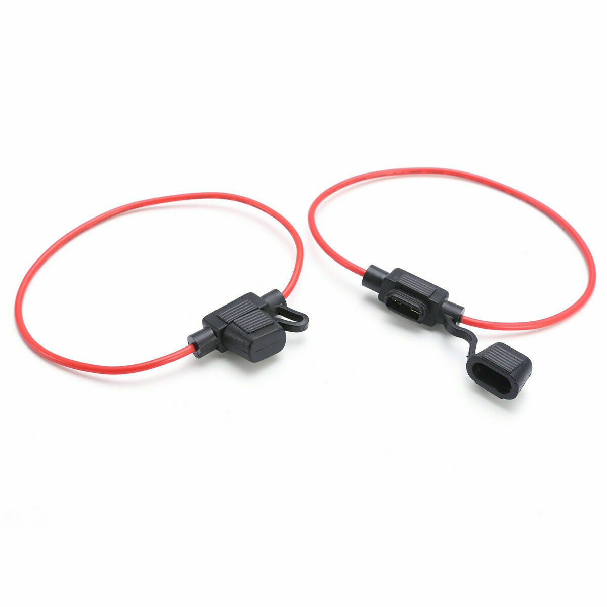 5pcs In Line Car Mini Blade Fuse Holder Splash-proof for 12V 30A Fuses New
