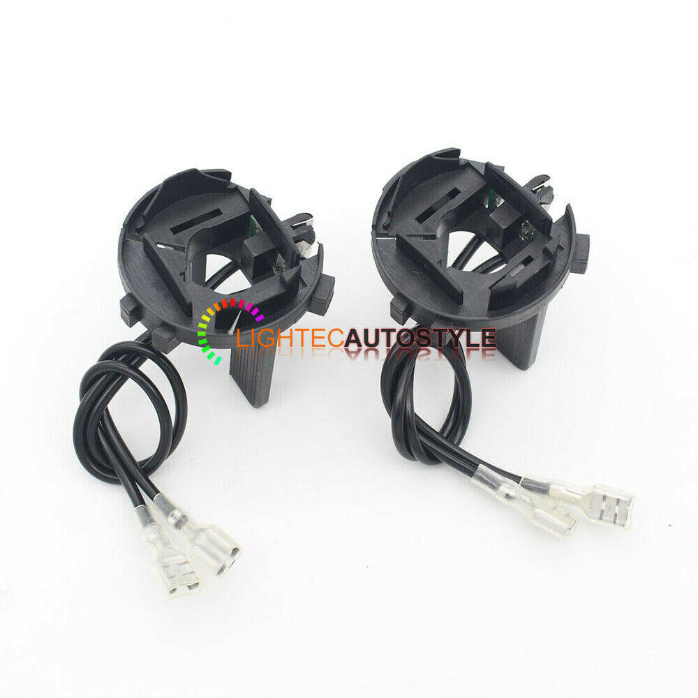 2x H7 HID HEADLIGHT BULB HOLDER ADAPTER CLIPS VW GOLF MK6 MK7 SCIROCCO VITO UK