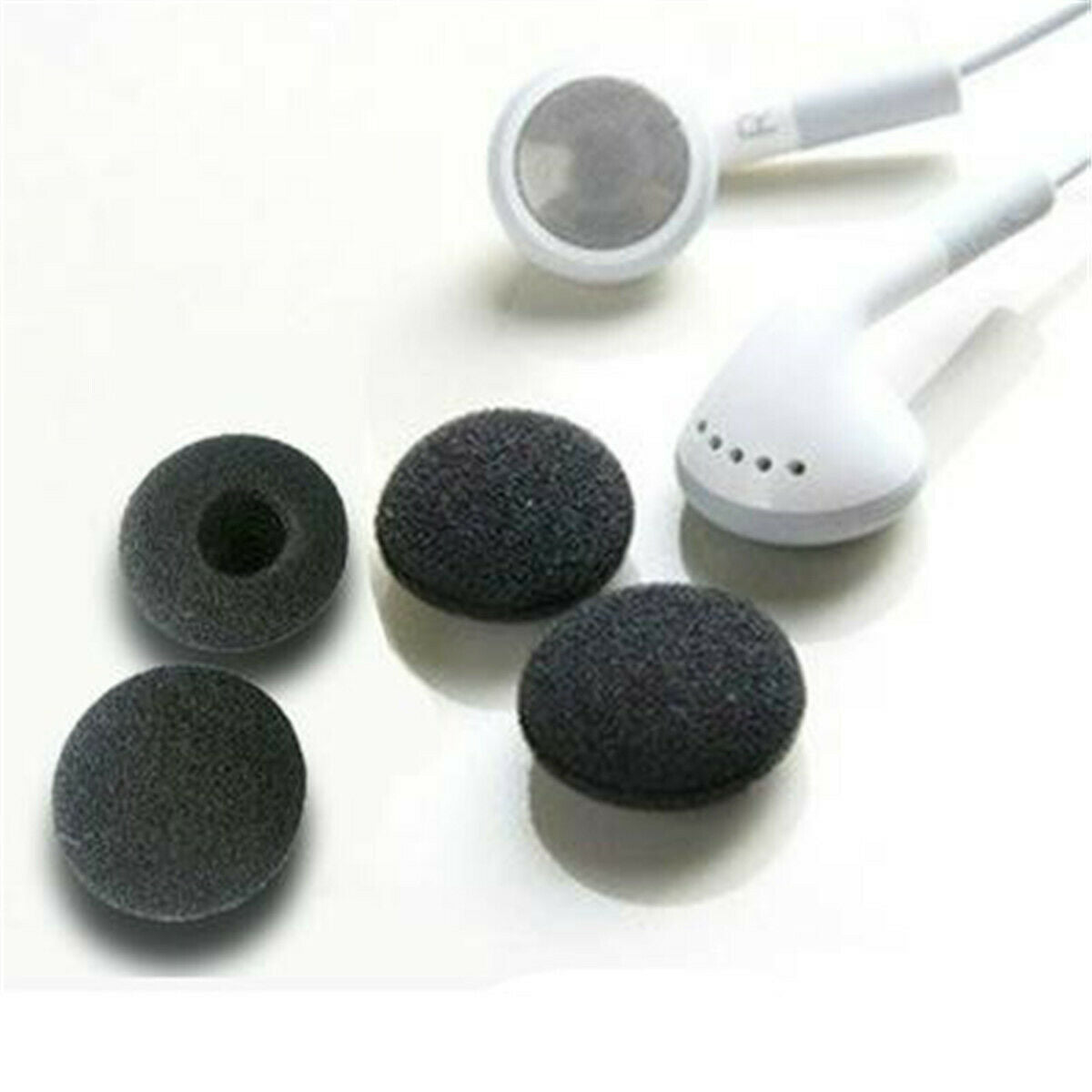 50pcs Soft Foam Sponge Earphone Headphone Earbud Ear Pad Covers Replacement