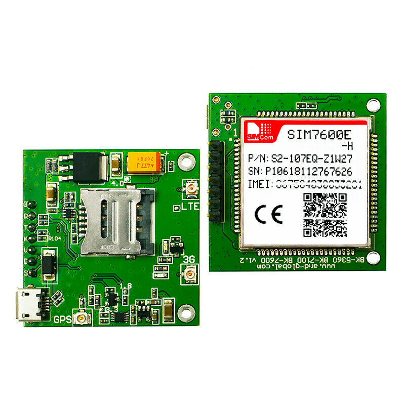 SIM7600E-H High speed LTE Breakout board 4G module B1 B3 B5 B38 CAT4 in Europe