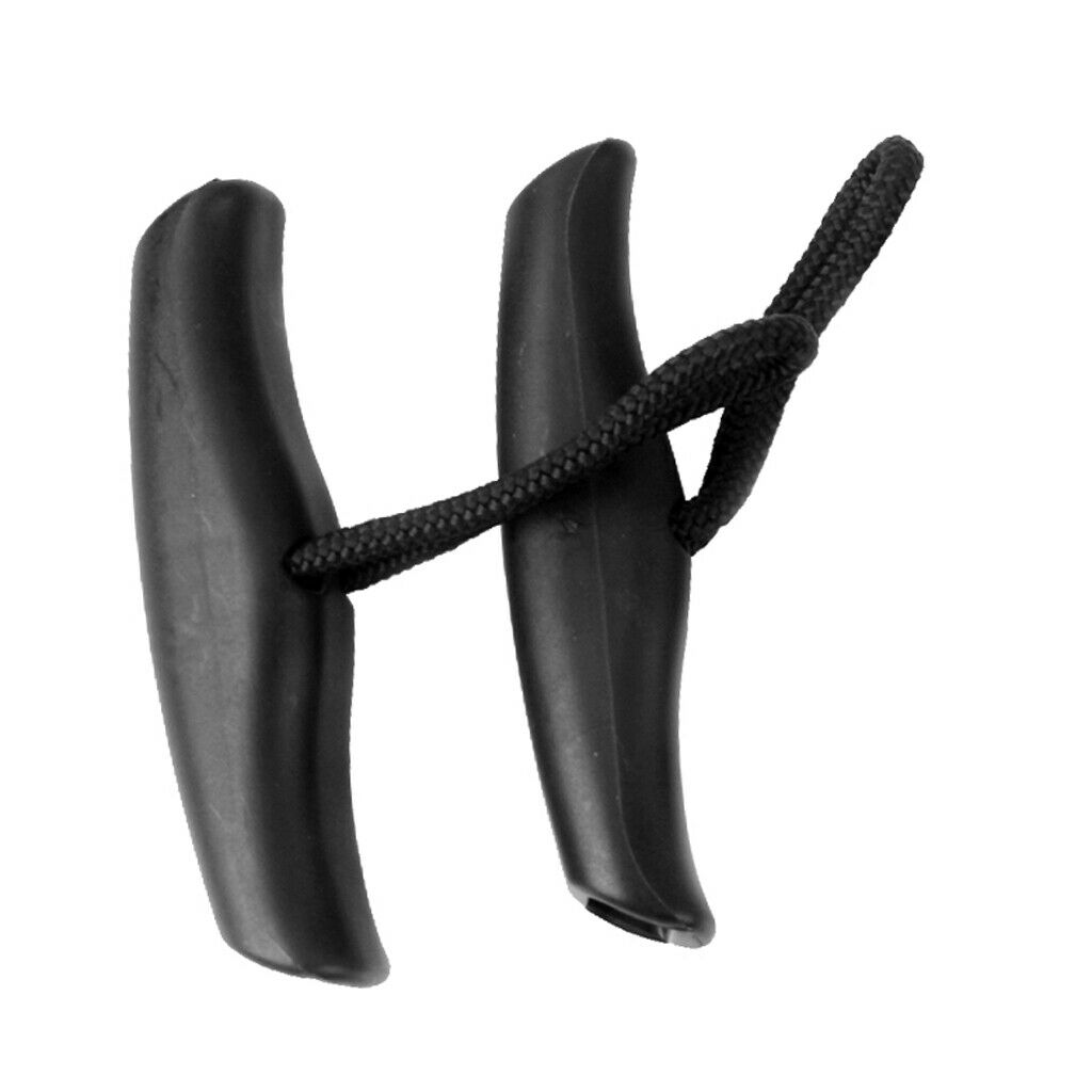 2Pcs Durable Nylon Kayak Marine Boat Canoe Pull Handle Carry Handle W/ Cord