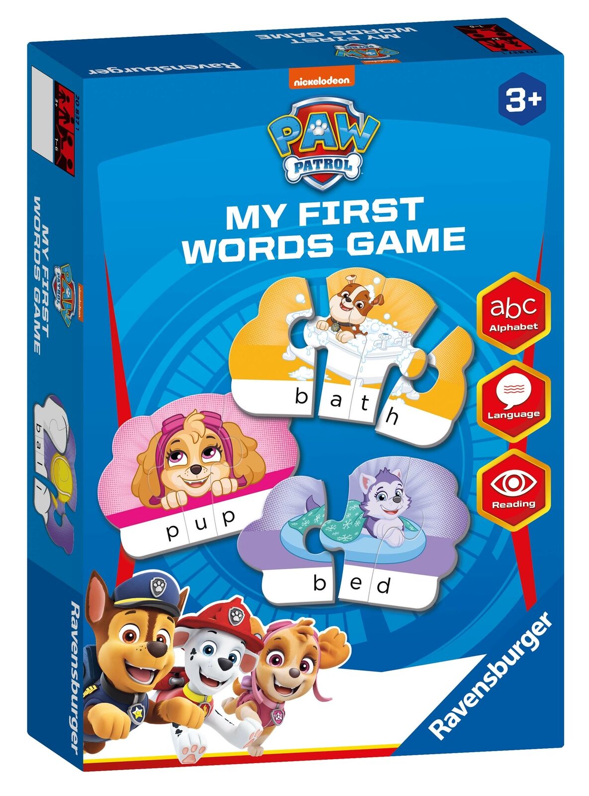 20837 Ravensburger My First Word Games: Paw Patrol Card Match Game Puzzle Age 4+
