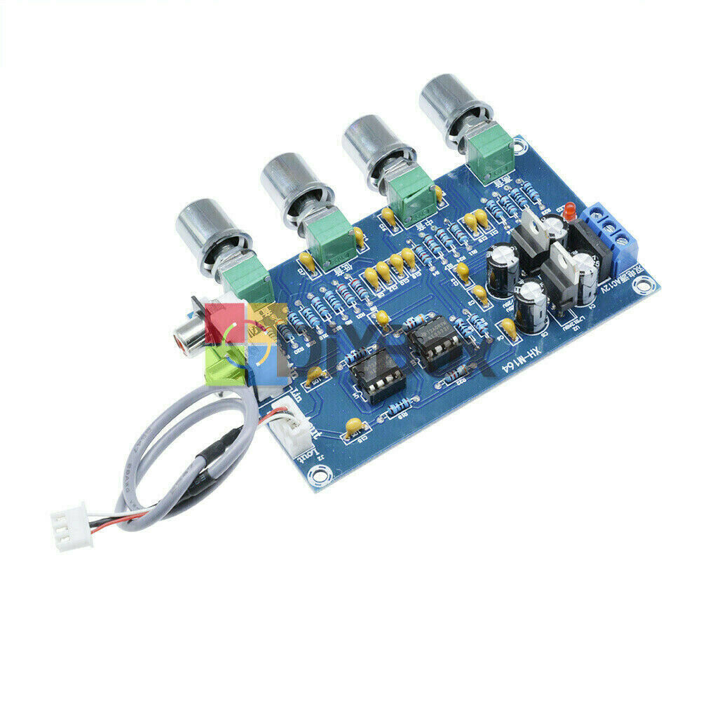 12V 2.0 preamp Stereo HIFI NE5532 Tone Board Preamplifier Dual op amp
