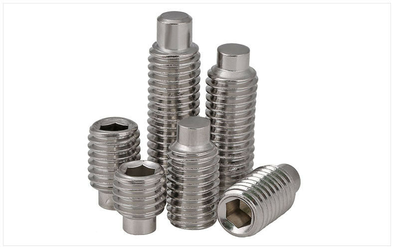200pcs Stainless Steel M3 M4 M5 M6 Set Grub Screws Allen Head Hex Socket Screws