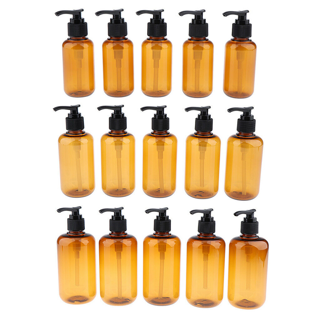 10pcs Refillable Empty Spray Bottles Pump Dispenser for Lotion Shampoo Soap