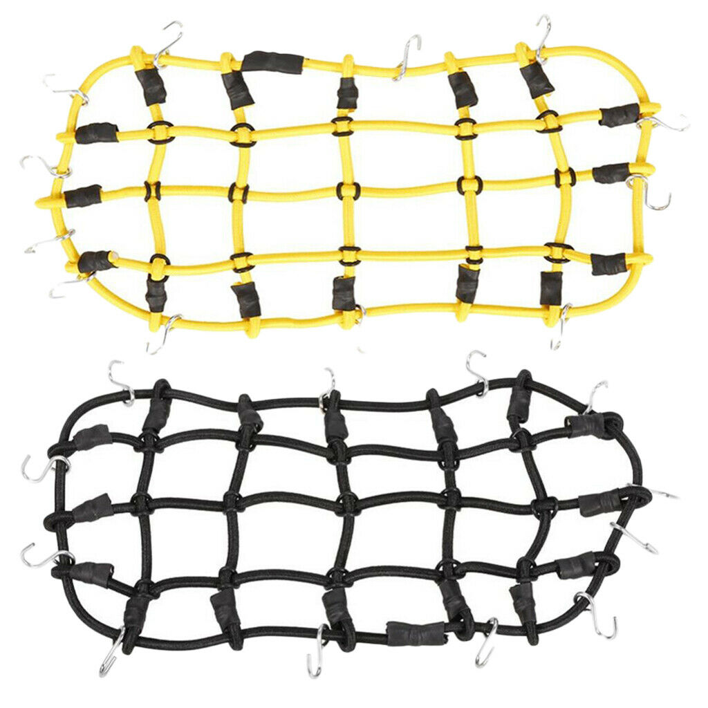 RC Carwler Rubber Luggage Net W Hook for 1/10 RC Axial SCX10 CC01  D90