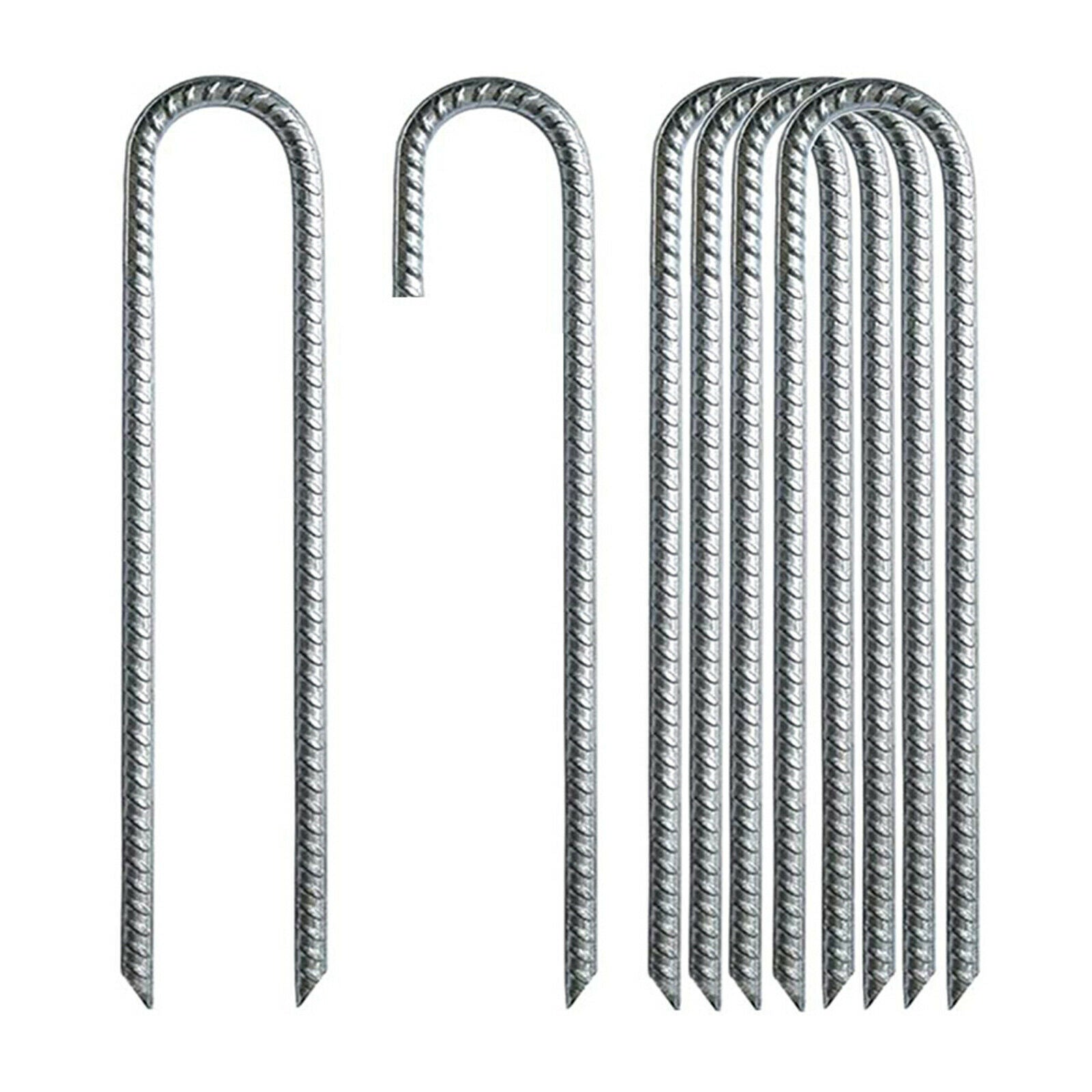 4pcs U-Shaped Trampoline Stakes Wind Anchors for Outdoor Swing Accessories