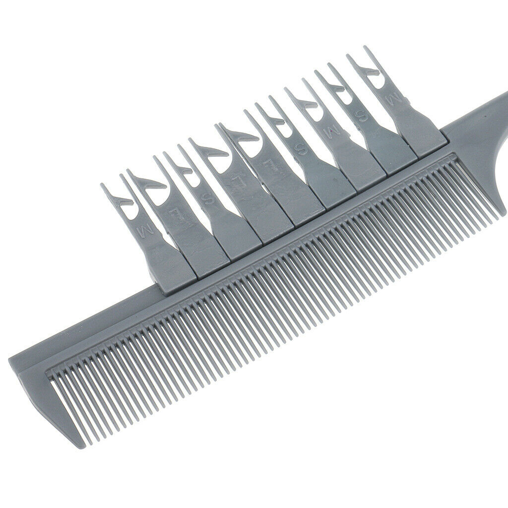 Salon 3-Way/2 Way Weaver Weaving Comb Hair Dyeing Sectioning Highlighting 3x