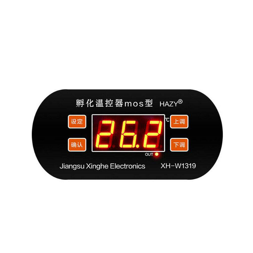 W1319 Digital Thermostat Controller MOS Heating Temperature Control 0.1 Degree
