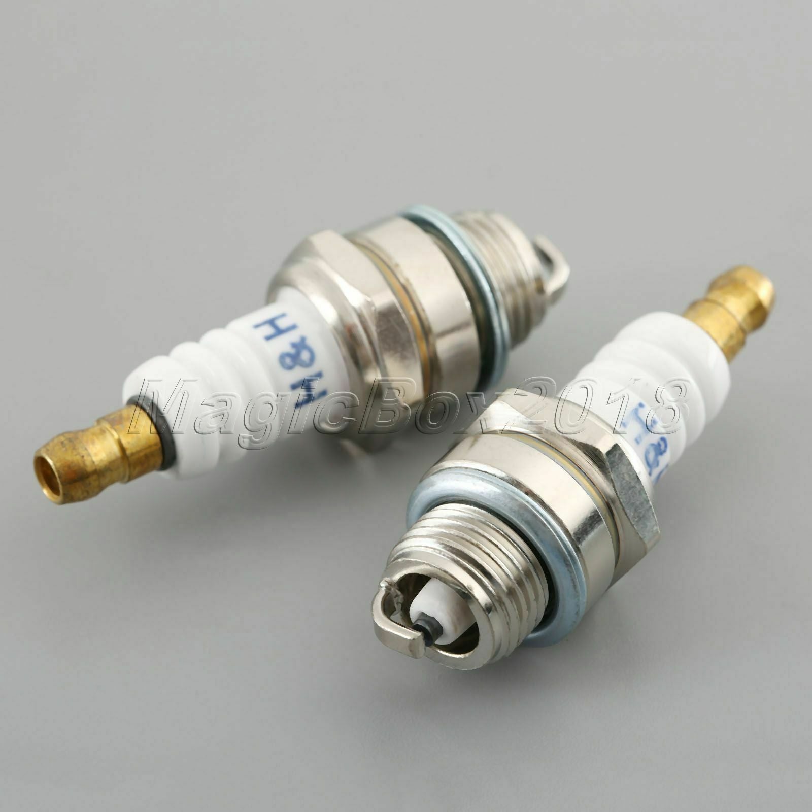 2x Grass Trimmer L7T Spark Plug 2 Stroke Brush Cutter Strimmer Parts Replacement