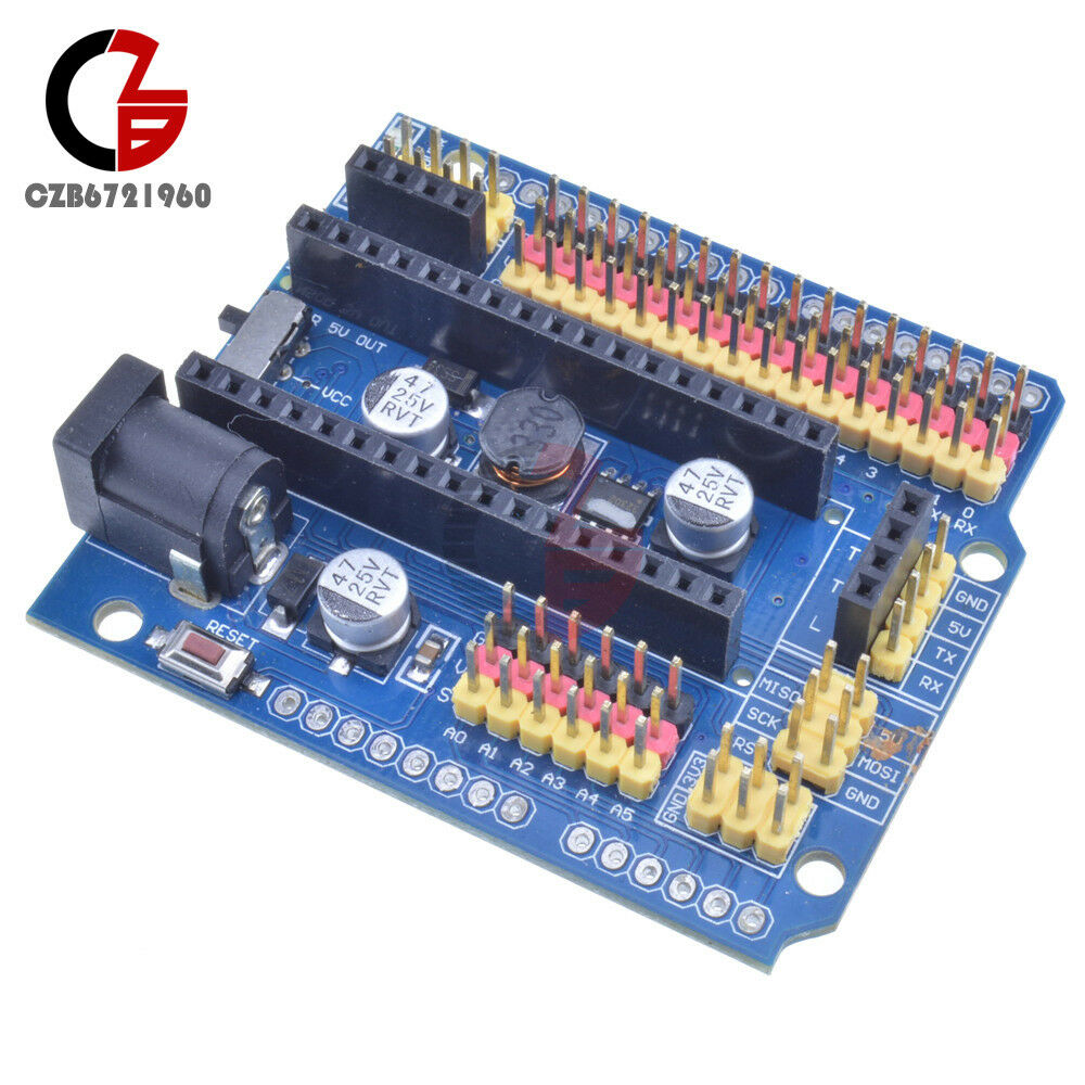 For arduino Nano v3.0 I/O expansion board micro sensor shield Uno r3 leonardo