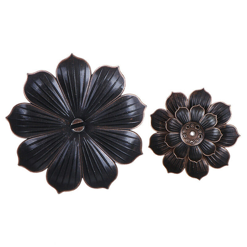 Alloy Incense Burner Stick Holder Plate Burner Plate Buddhism Coil Lotus .l8