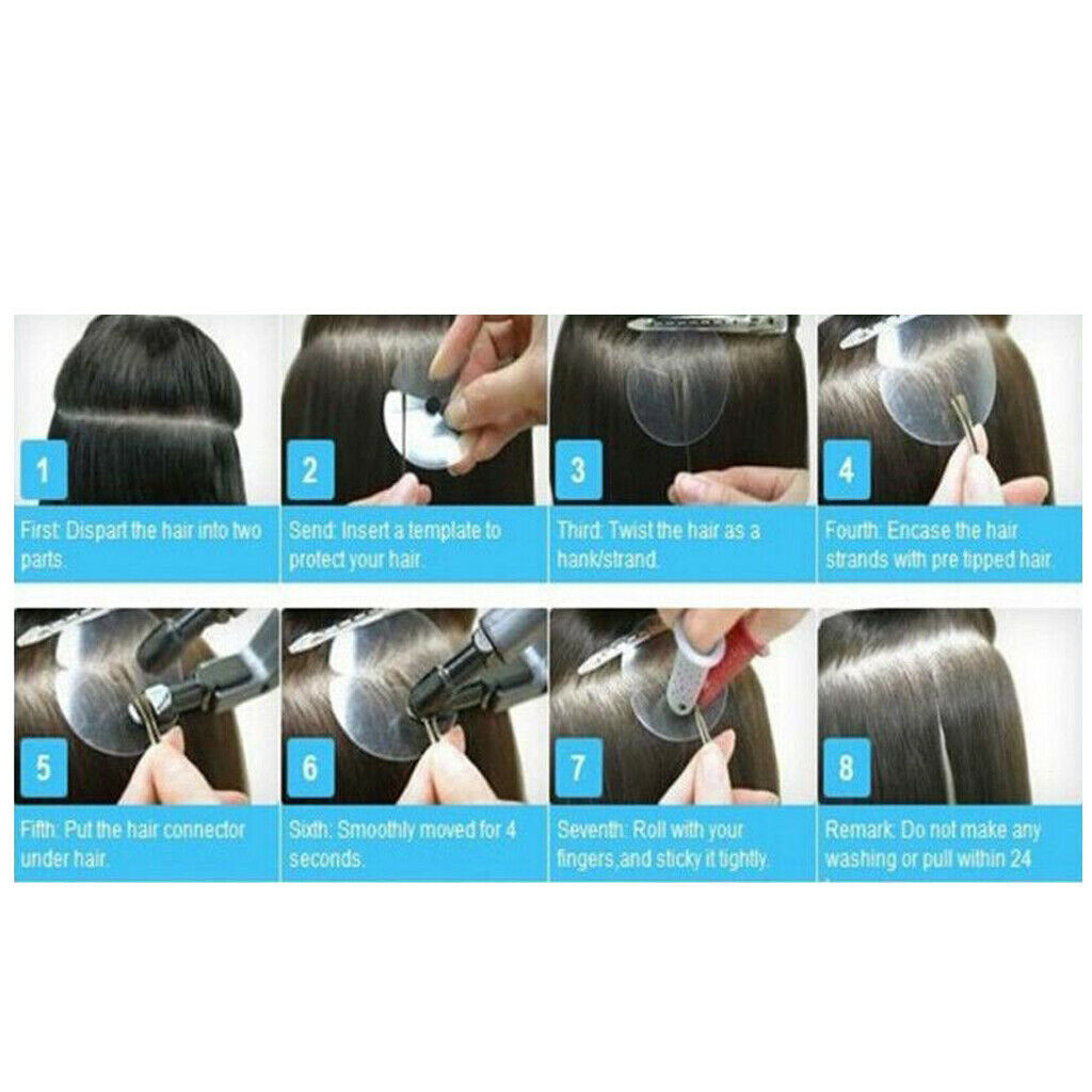 Hair Extension Scalp Protector Heat Shields Glue Gun Thermal Discs Guards