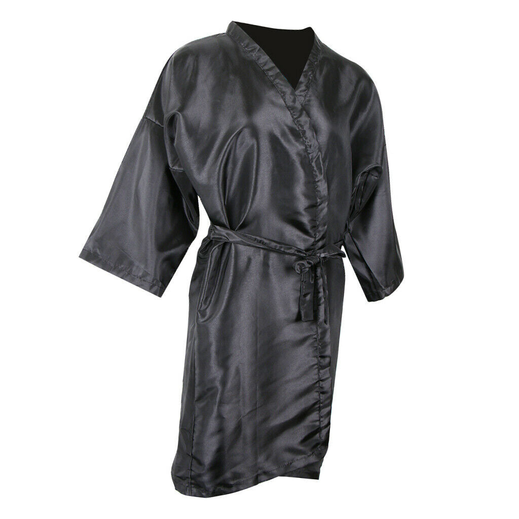 Pack of 2 Cutting Perming Dye Shampoo Kimono Cape Gown Apron for Salon SPA
