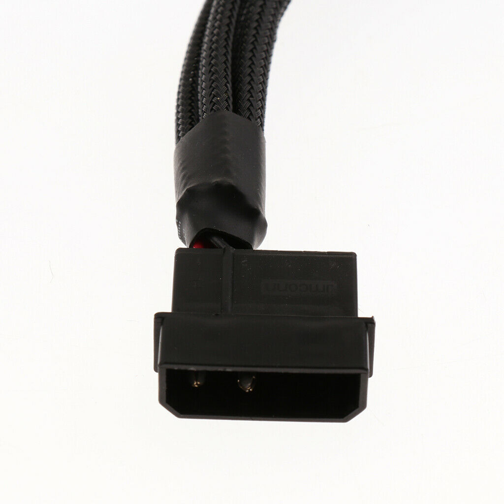 Premium Fans 4 Way Splitter Adapter Cables 4 Pin to 3 Pin 270mm