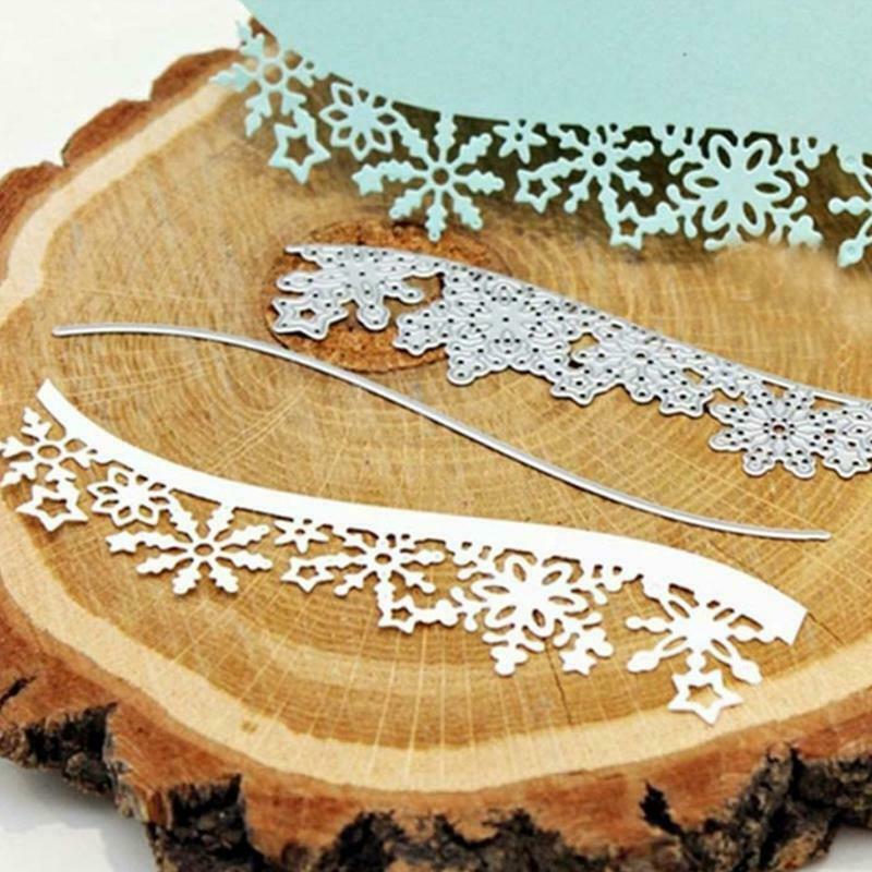 Snowflake Lace Metal Cutting Dies DIY Scrapbooking Paper Stamping Cards Decor
