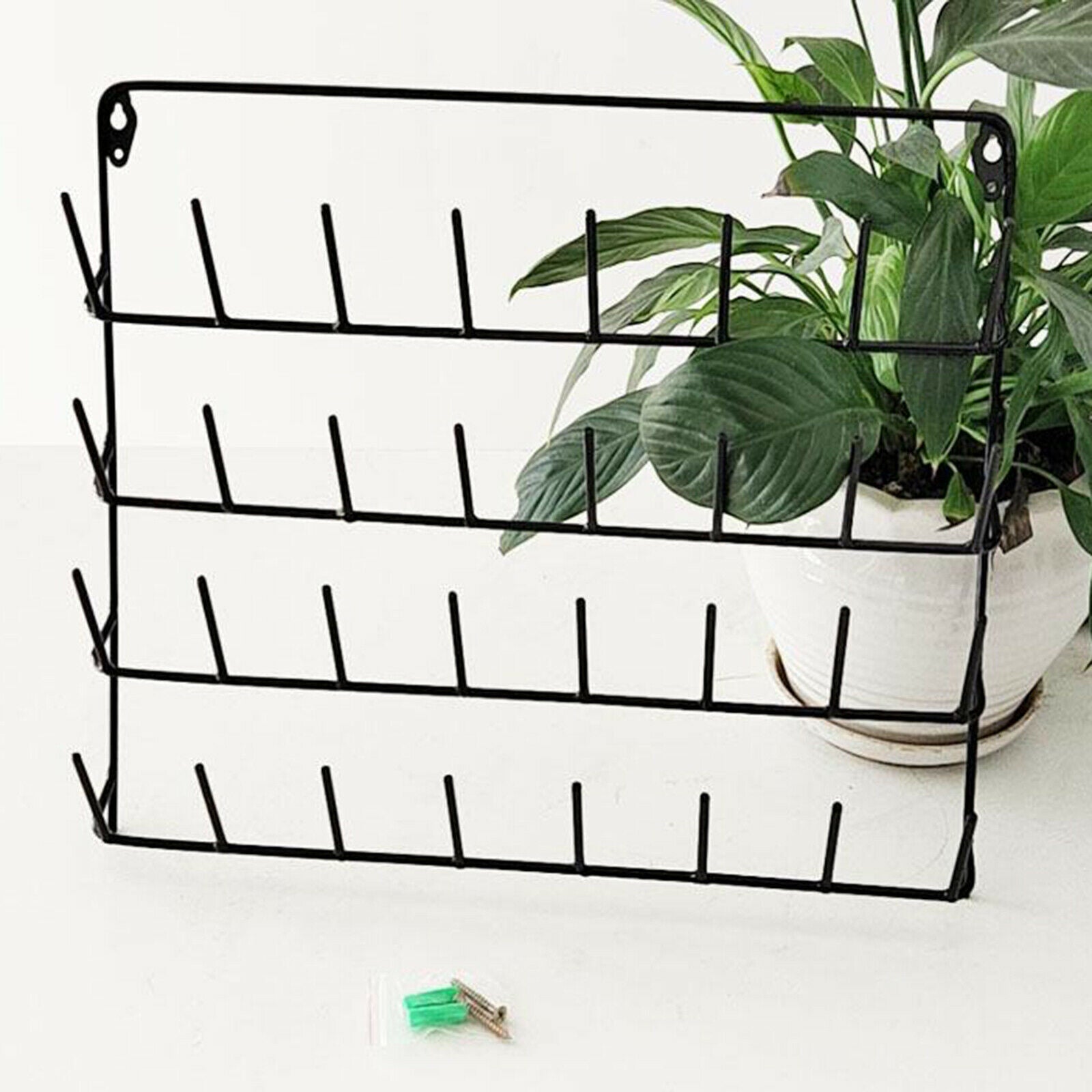 32-Spool Thread Rack, Iron Thread Holder Sewing Organizer, Wall Hanging Stand