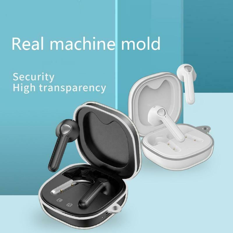 Simple TPU Case Protective Cover for-SoundPEATS Trueair2 + TrueCapsule Earphone