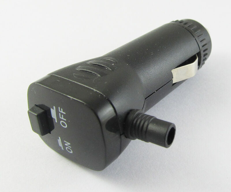 10pcs Car lighter Cigarette Socket Plug Charger w/ ON & OFF Switch Plastic Power
