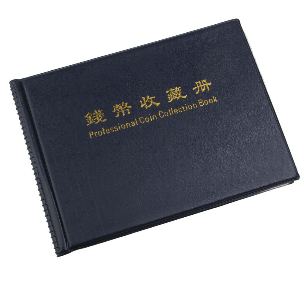 Penny Money Pocket Storage Coin Album Book 240  Collection Royalblue