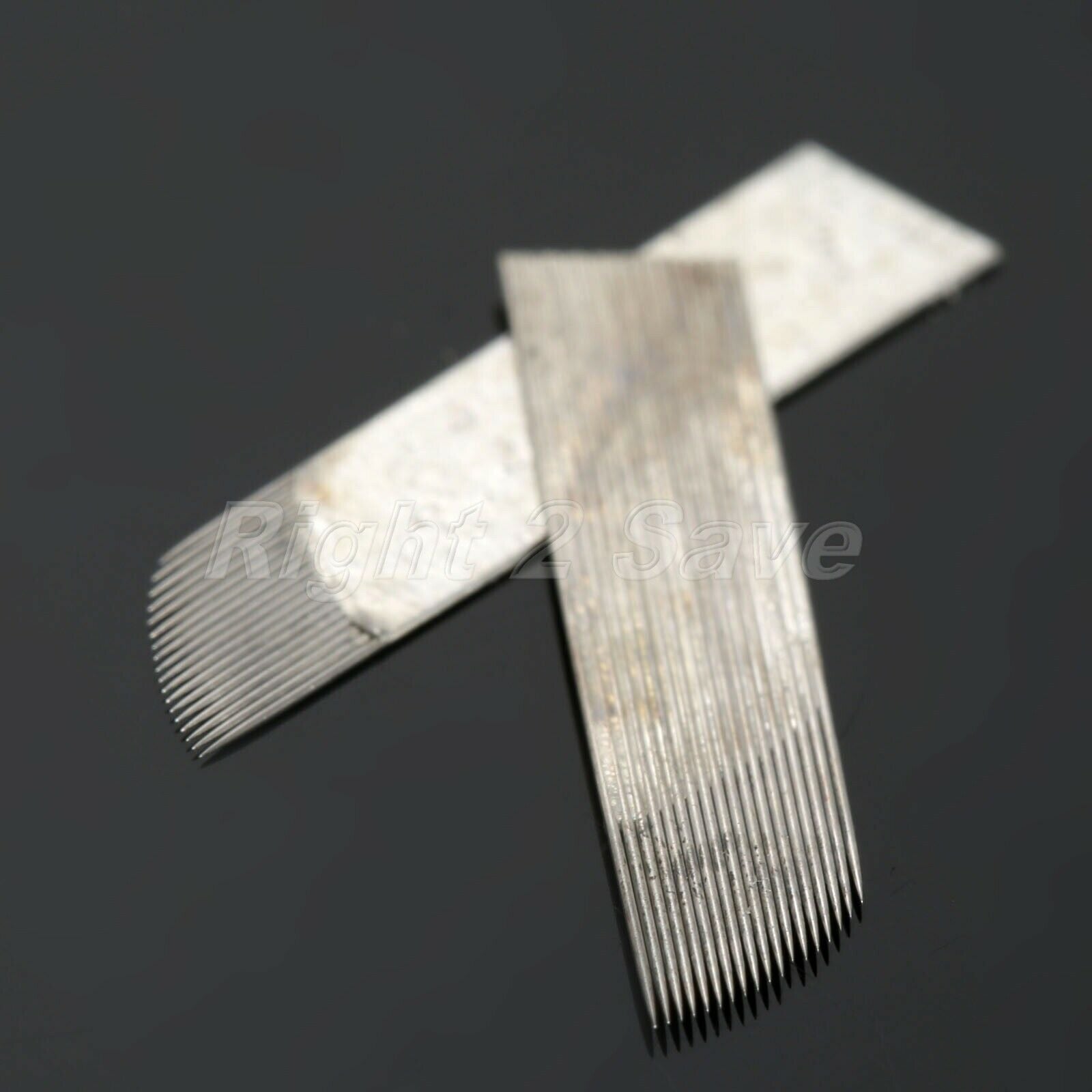 10x Quality Permanent Makeup Manual Eyebrow Tattoo Bevel Blades 18Needles