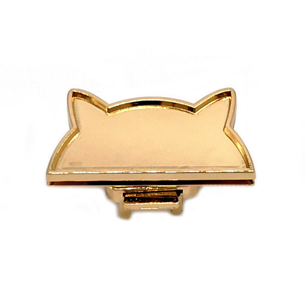 Cat Head Bag Clasp Twist Turn Lock Repair DIY Handbag Purse Hardware Accessories