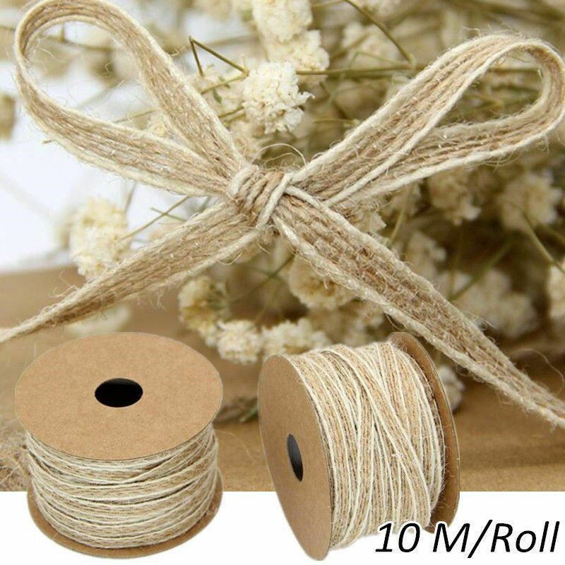10M BURLAP FABRIC ROLL Wedding Party Favors Decorations