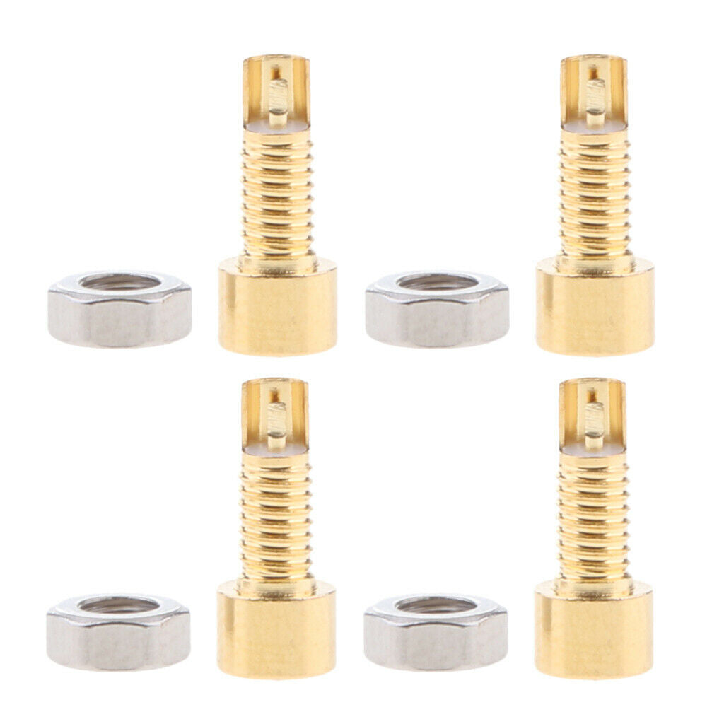 4 Pieces Pure Copper MMCX Female Connectors Headset Wire Solder Connector