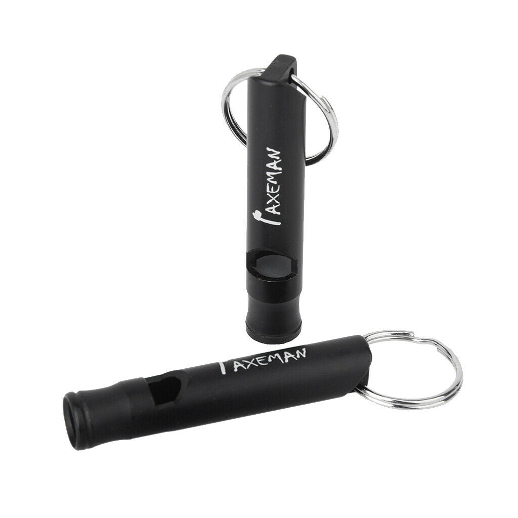 2x 2 Aluminum Alloy Survival  Whistle Key Chain