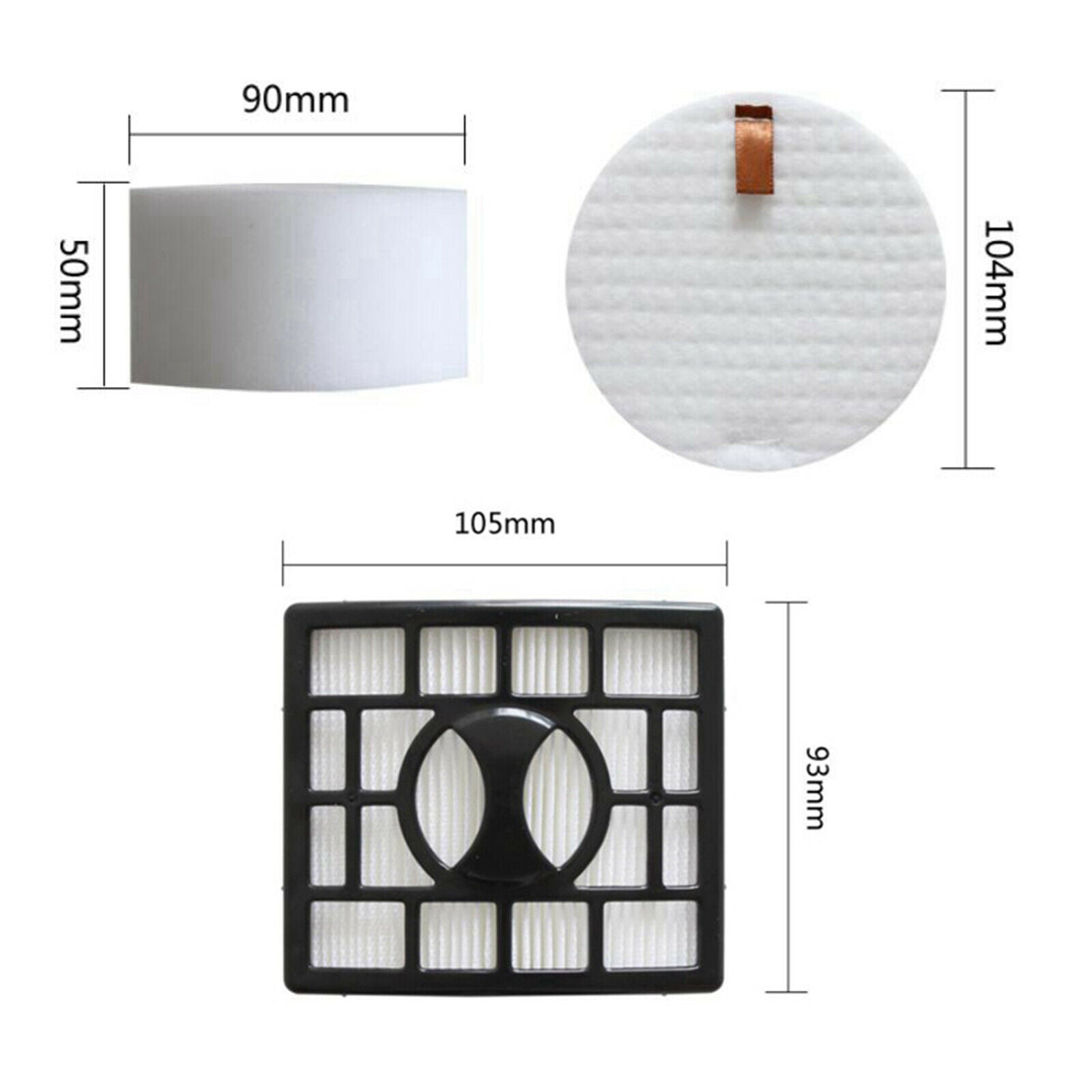1pc Cleaning HEPA Replacement Filter for Shark NV680 QU922Q Washable Parts