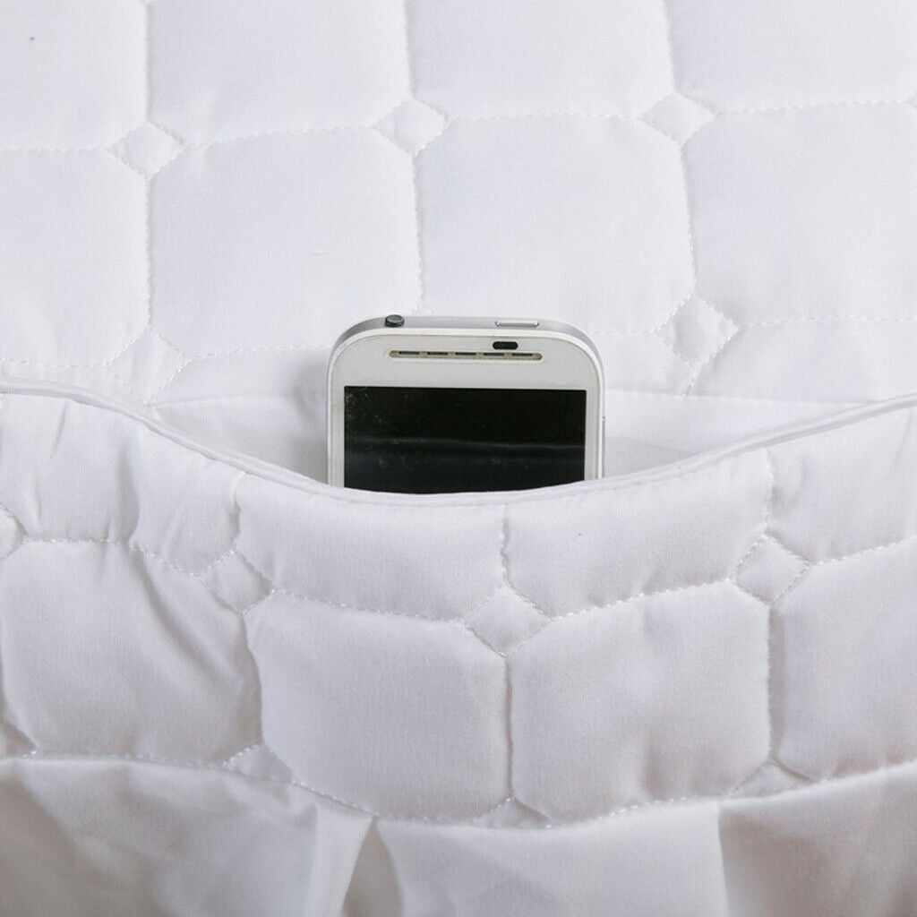 Spa Massage Table Cover Sheet with Bedskirts Beauty Bed Skirt White 75x31