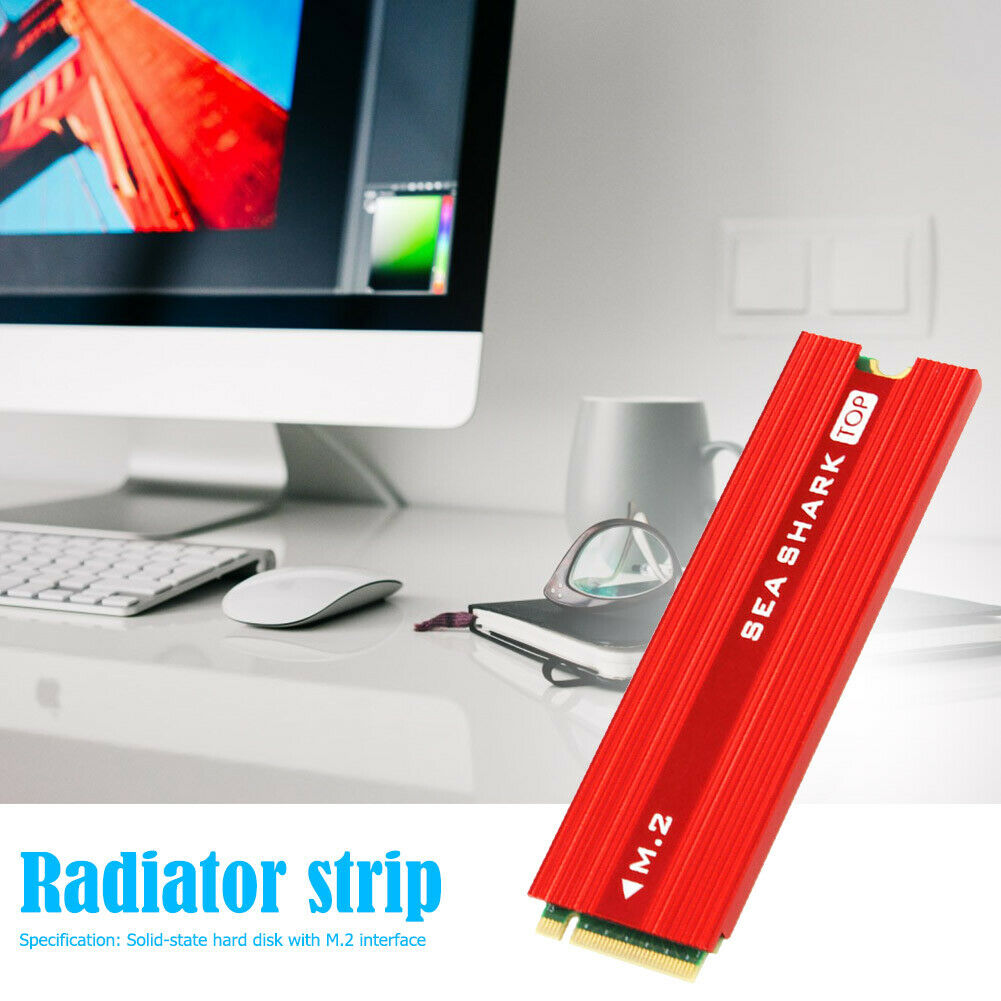 M.2 NGFF/NVMe SSD Cooler Heatsink Aluminum Alloy HDD Thermal Cooling Pad @