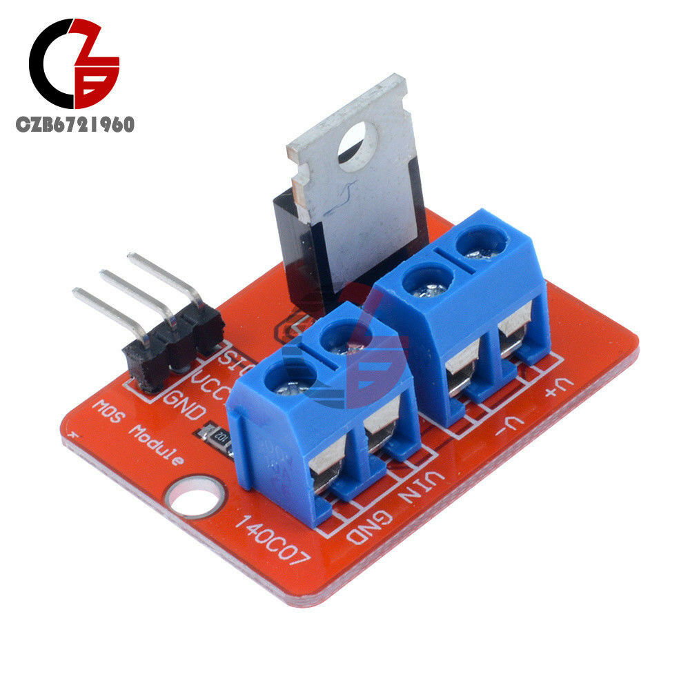 10Pcs MOSFET Button IRF520 MOSFET Driver Module for Raspberry pi Arduino ARM