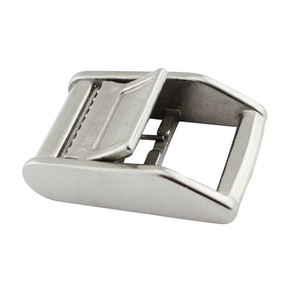 4 Pieces 25mm 316 Stainless Steel Cam Buckle for Tie-Down Straps